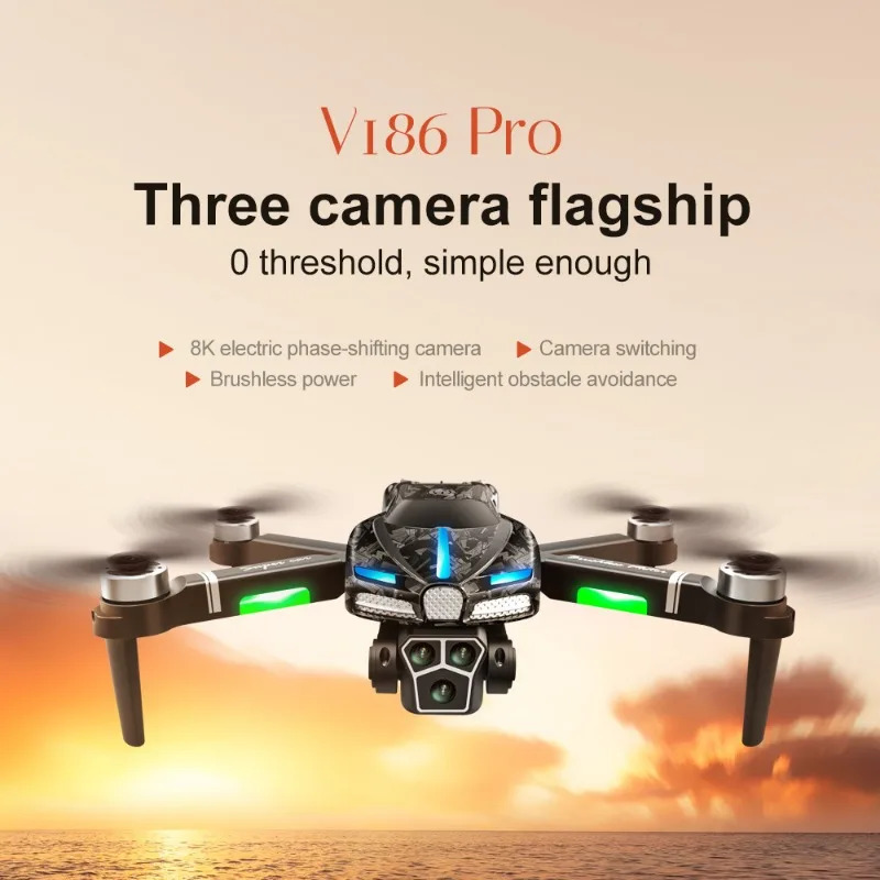 Drone Gimbal - Drone V186 Pro Baru Motor Tanpa
