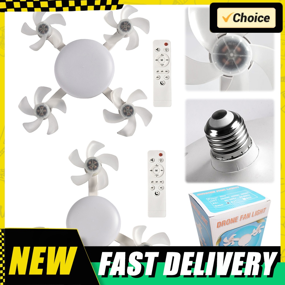 Drone Led Light - Lampu Kipas Angin Plafon LED E26/E27