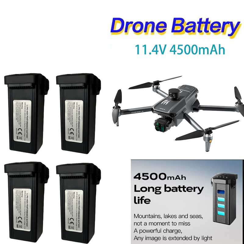 Drone Gps Mount - Baterai Lipo Cerdas 11.4V 4500MAh untuk
