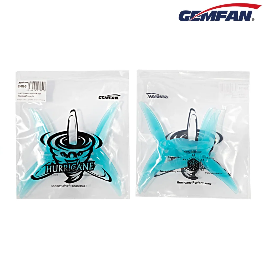 Drone Propeller - 10 Pasang (10CW + 10CCW) Gemfan