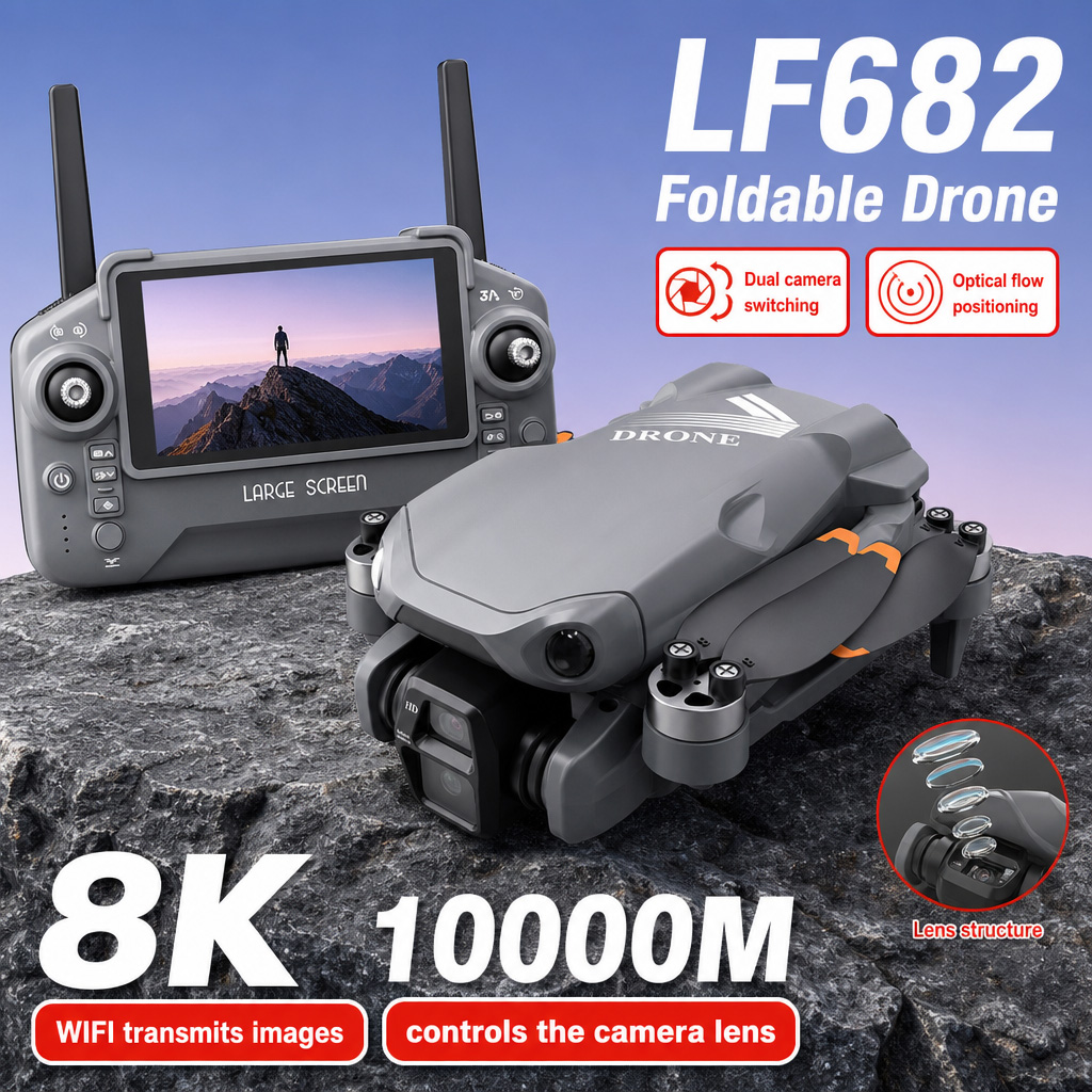 Drone Gps Module - Foto Udara Drone LF682 8K HD