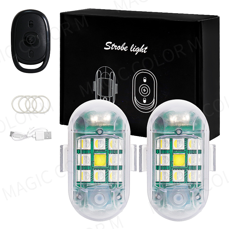 Drone Led Light - 2 Buah Lampu Strobo LED Nirkabel