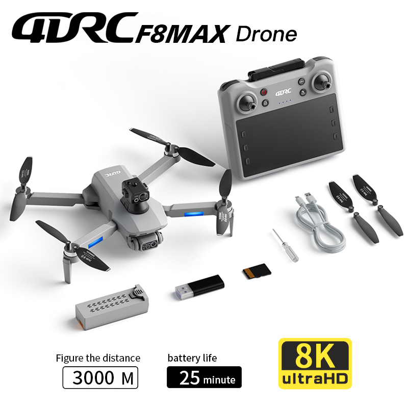 Drone Gps Module - Drone Profesional F8 MAX GPS dengan