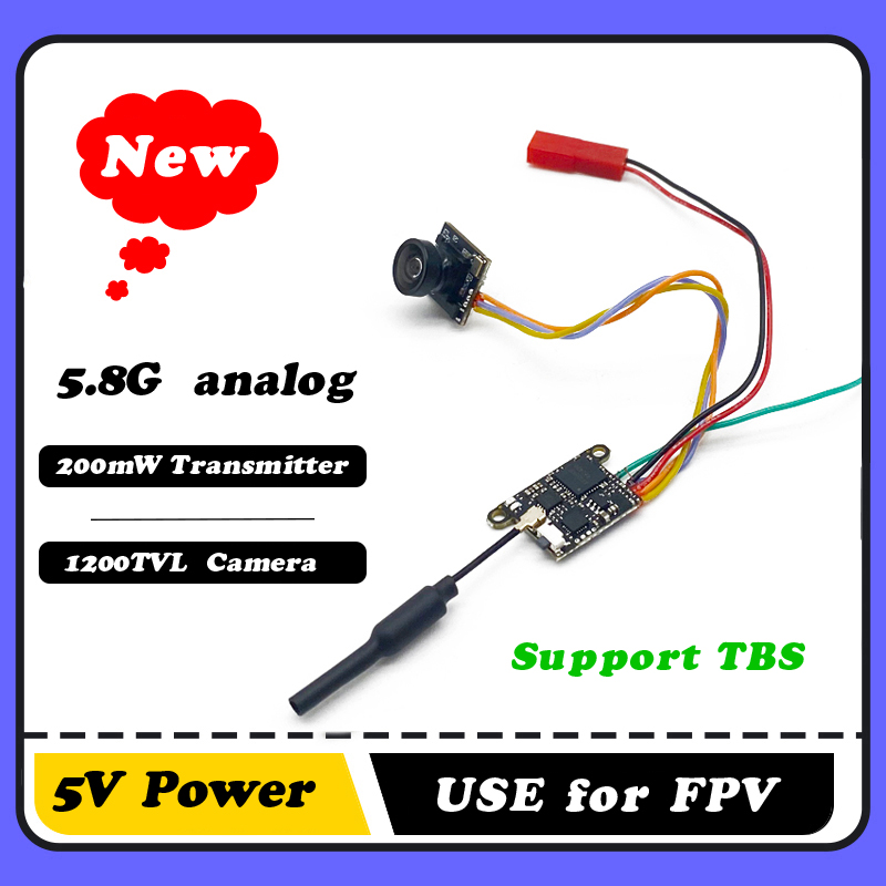 Drone Frame - SLONWAKE 5.8G 1200TVL Kamera FPV VTX