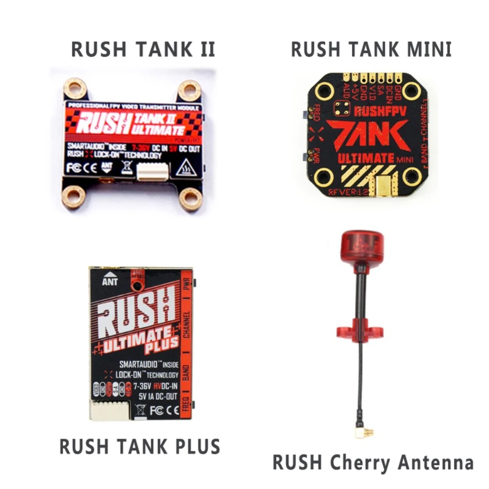 Drone Frame - RUSH TANK Ultimate II/Mini/ PLUS/solo VTX