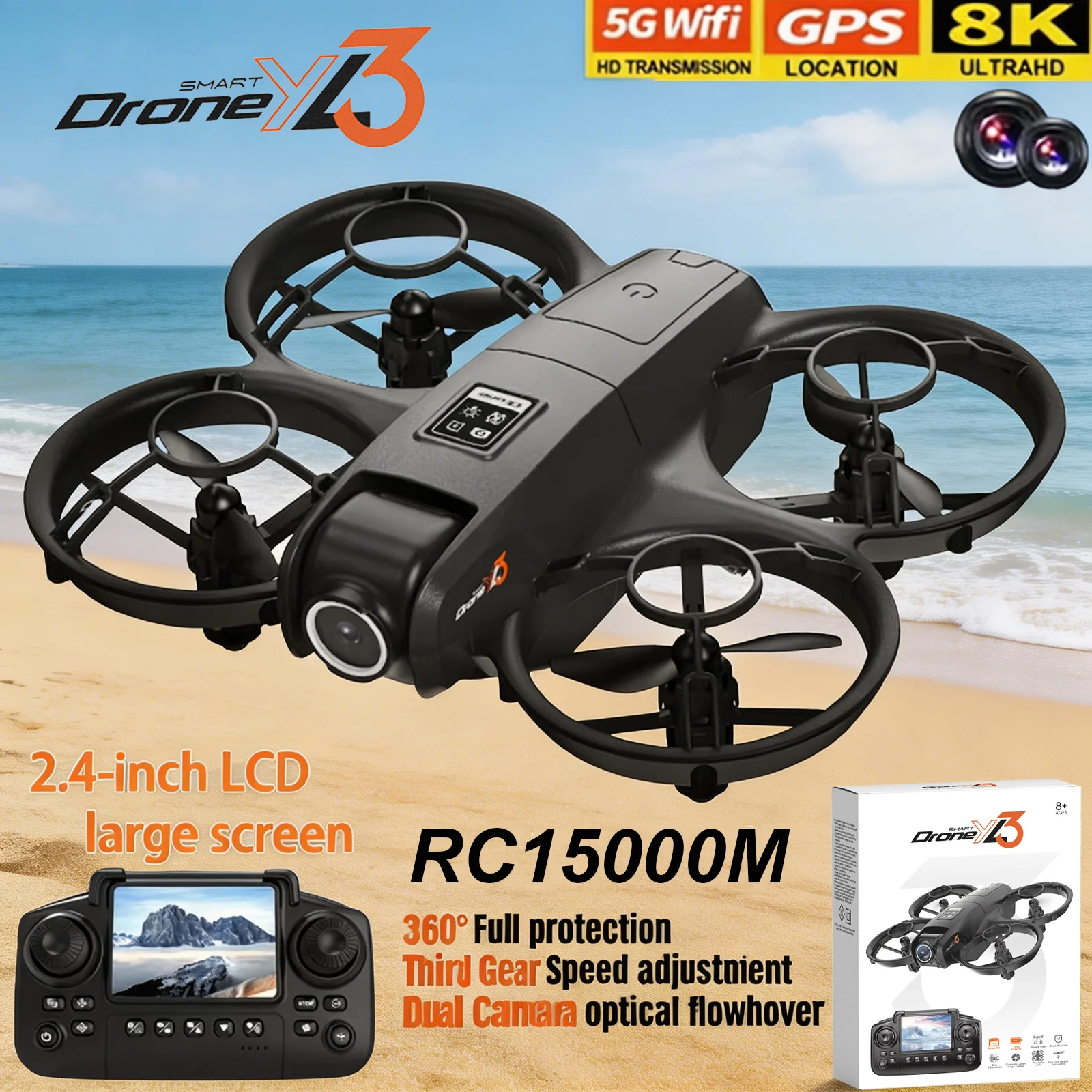 Drone Gps Mount - Drone RC YL3 Baru 8K 1080P