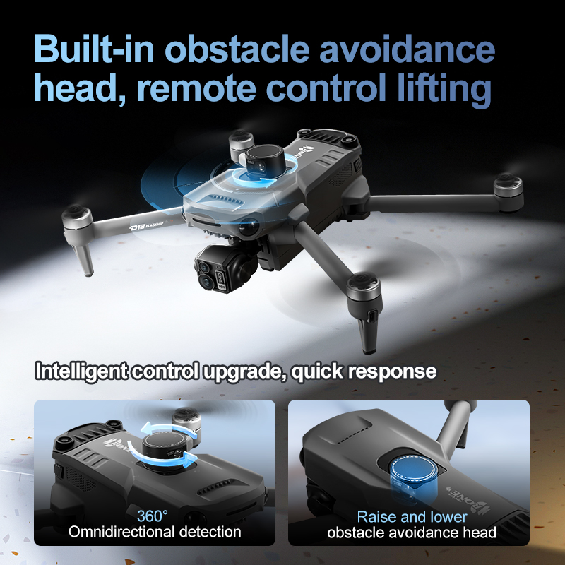 Drone RC Quadcopter 8K 3 Axis  - Drone Gps Mount ulasan dan harga