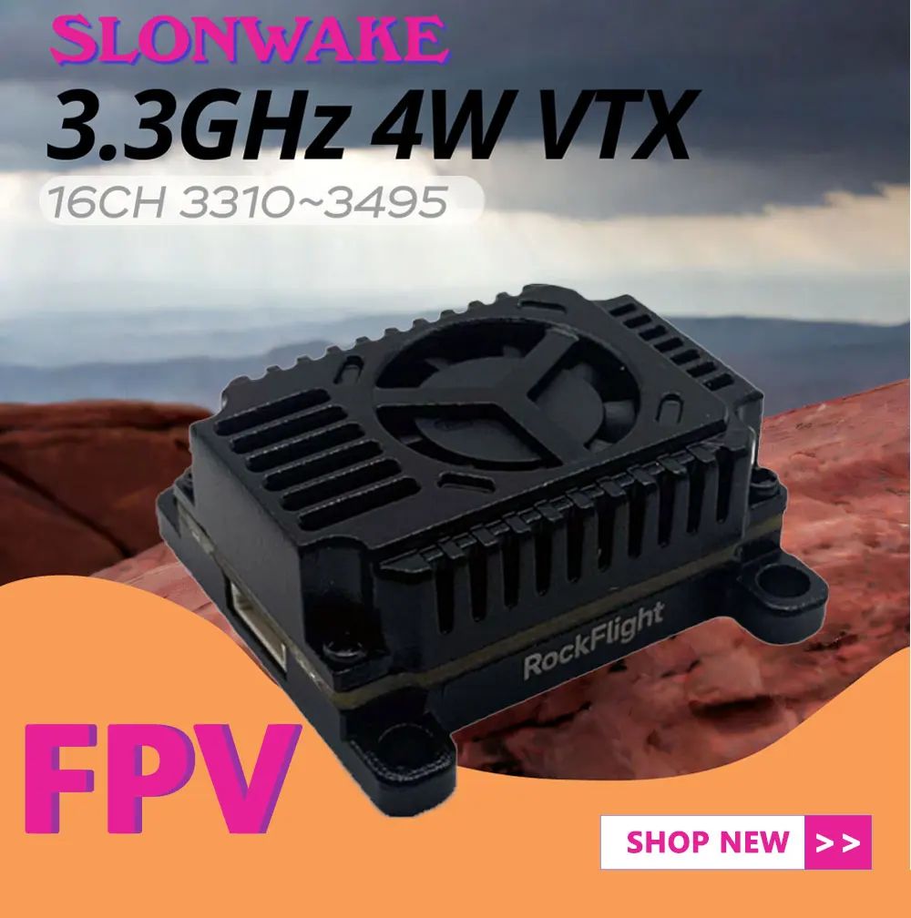 SLONWAKE FPV 3.3G 16CH 4000mW  - Drone Frame ulasan dan harga
