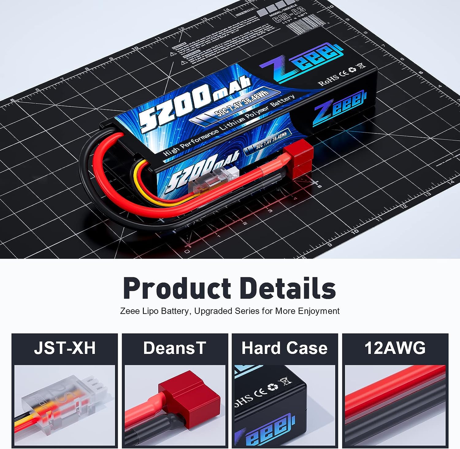 Zeee baterai 5200mAh 2S RC Lip - Drone Power Distribution Board ulasan dan harga