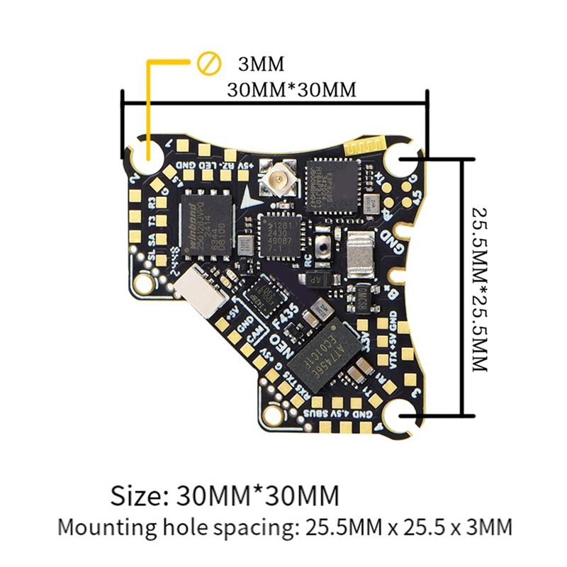 FBIL-F435 NEO 1S AIO Pengendal - Drone Flight Controller ulasan dan harga