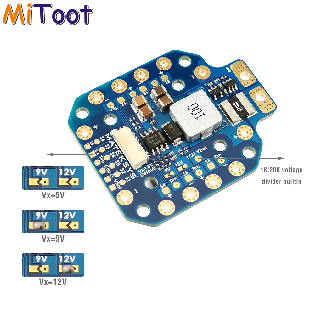 Mateksys PDB-HEX 12S Papan Dis - Drone Power Distribution Board ulasan dan harga