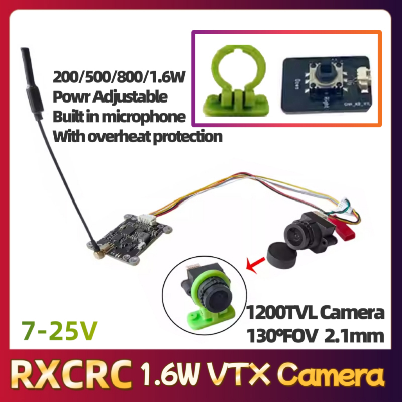 Modul RXCRC 5.8G 48CH 1.6W VTX - Drone Frame ulasan dan harga