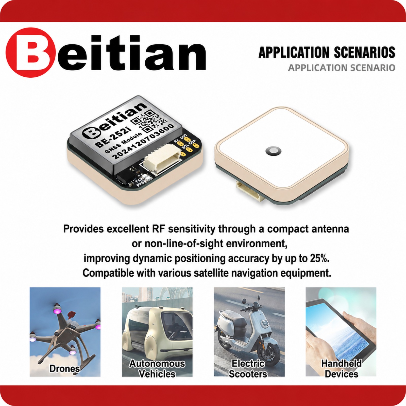 Modul Kompas GNSS Tiga Mode Be - Drone Gps Module ulasan dan harga