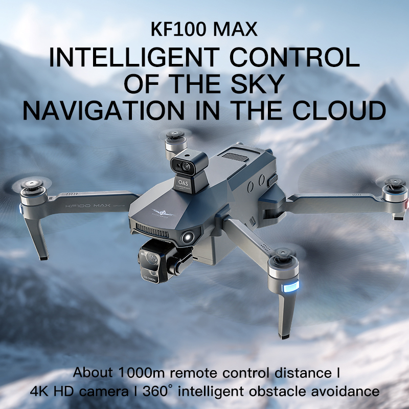 KF100 MAX Drone GPS Kamera 4K  - Drone Gimbal ulasan dan harga