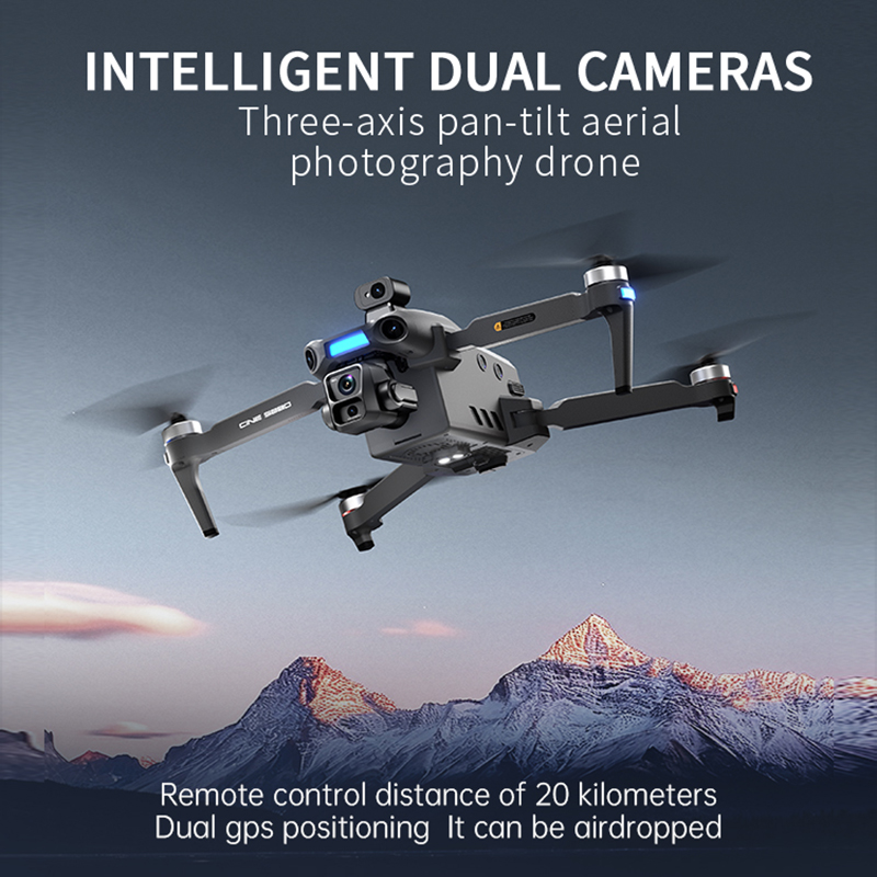 Drone Kamera Ganda 8K Baru 202 - Drone Gps Mount ulasan dan harga