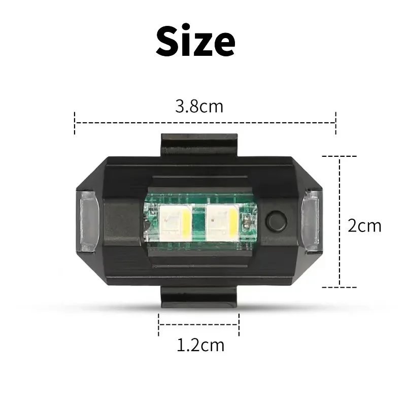 Lampu tembak Drone sepeda LED  - Drone Led Light ulasan dan harga