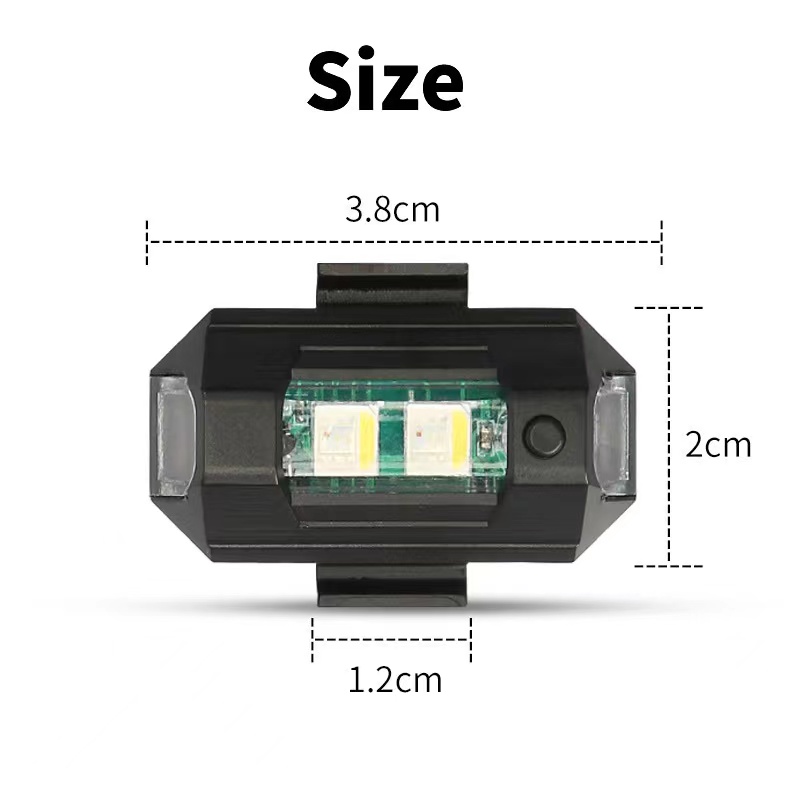 Lampu Motor Drone Lampu Strobo - Drone Led Light ulasan dan harga