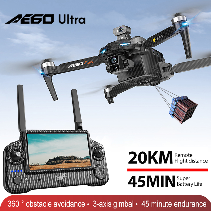 Drone Profesional AE60 GPS Kam - Drone Gimbal ulasan dan harga
