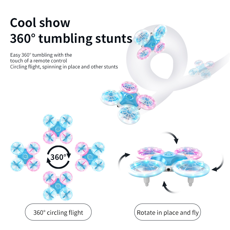 RC Mini Drone 4CH Induksi Peng - Drone Led Light ulasan dan harga