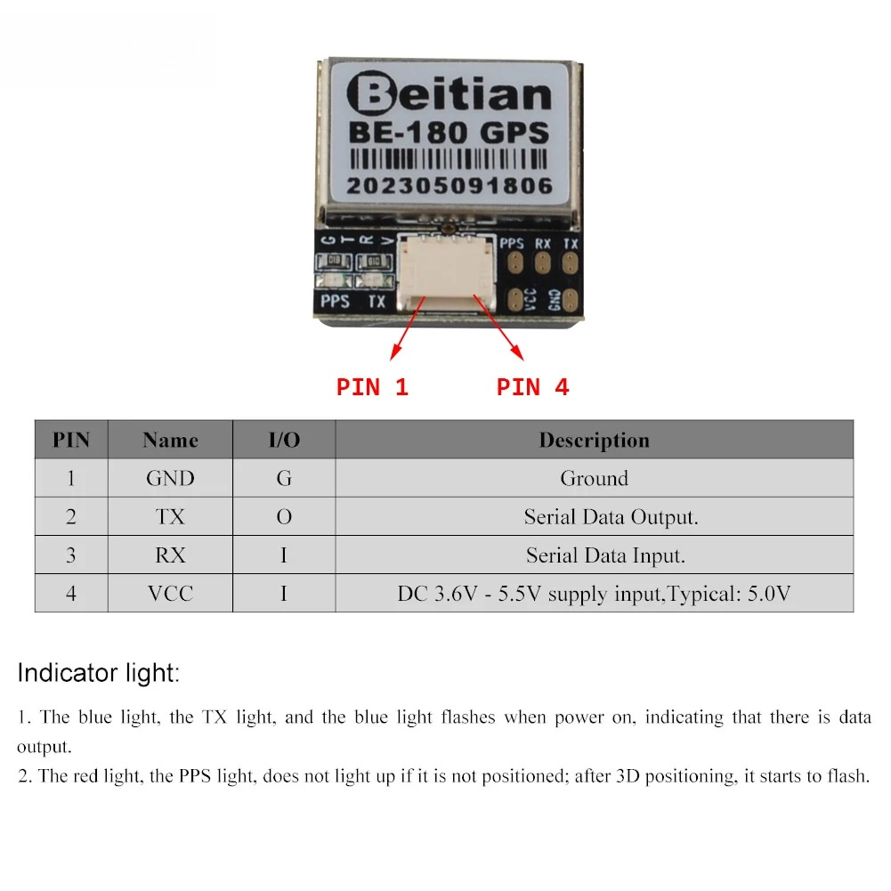 1/2/5 Buah Modul GPS Beitian B - Drone Gps Module ulasan dan harga