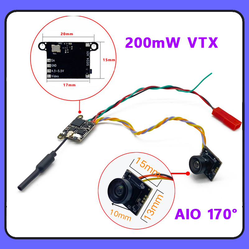 SLONWAKE 5.8G 1200TVL Kamera F - Drone Frame ulasan dan harga