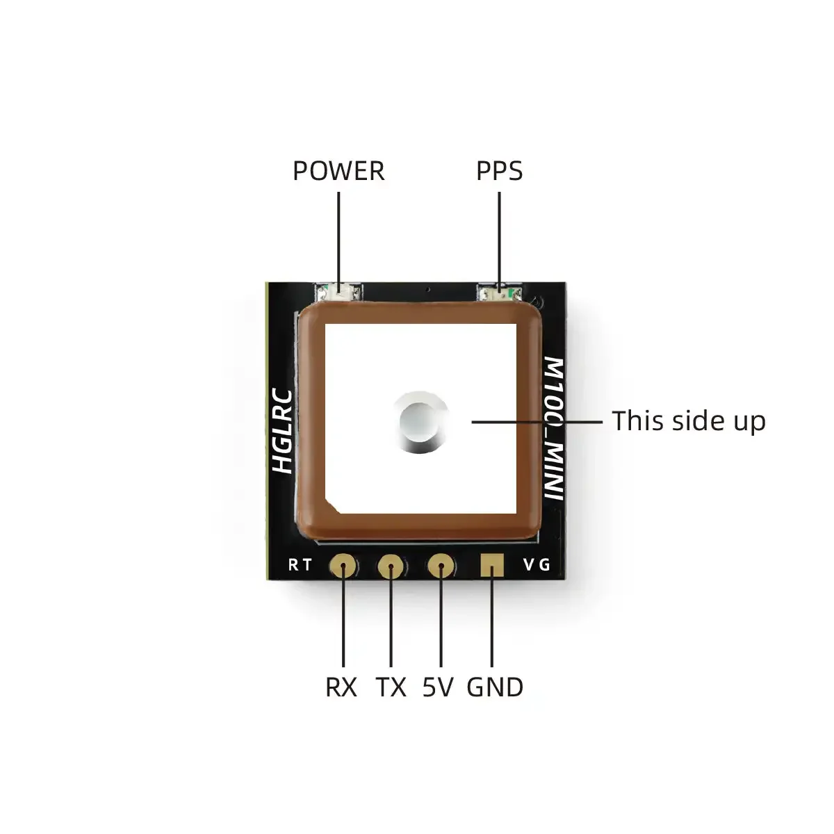 HGLRC M100 Modul GPS Mini Chip - Drone Gps Module ulasan dan harga
