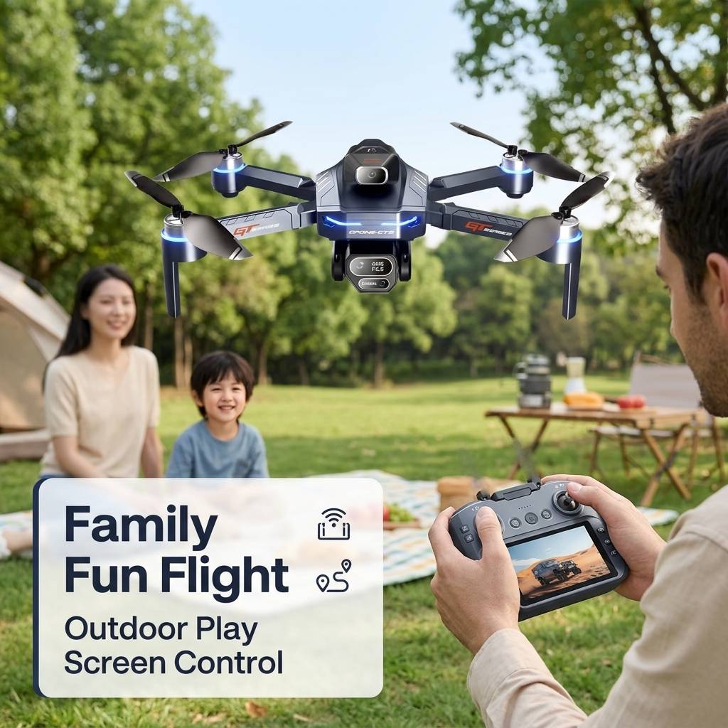 Drone 4K Baru Terlaris ANATEL  - Drone Gimbal ulasan dan harga