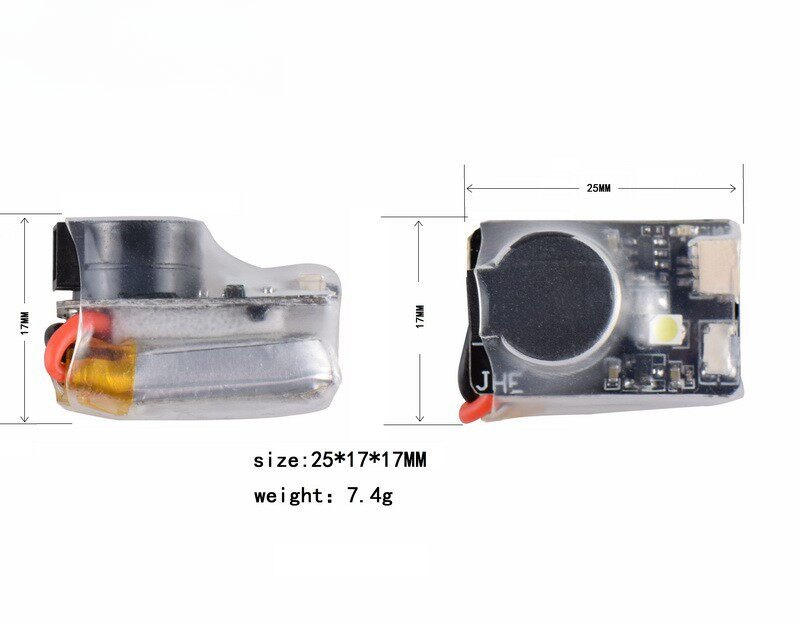 J110dB Alarm LED Pencari Model - Drone Buzzer ulasan dan harga