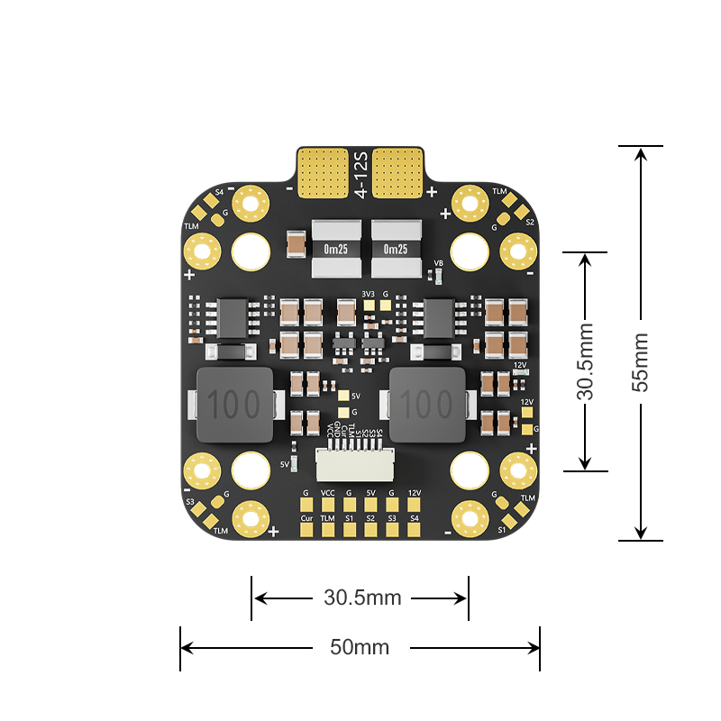 PFLY Aocoda-RC PDB400 V2 12S P - Drone Power Distribution Board ulasan dan harga