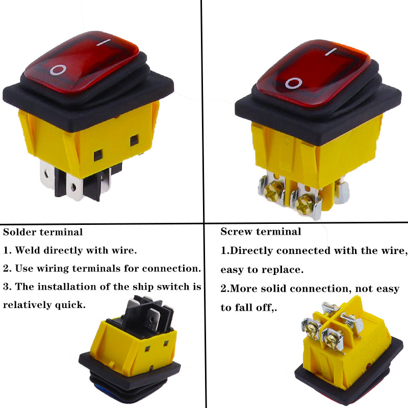 KCD4 on off 30A/250V tugas ber - Drone Buzzer ulasan dan harga